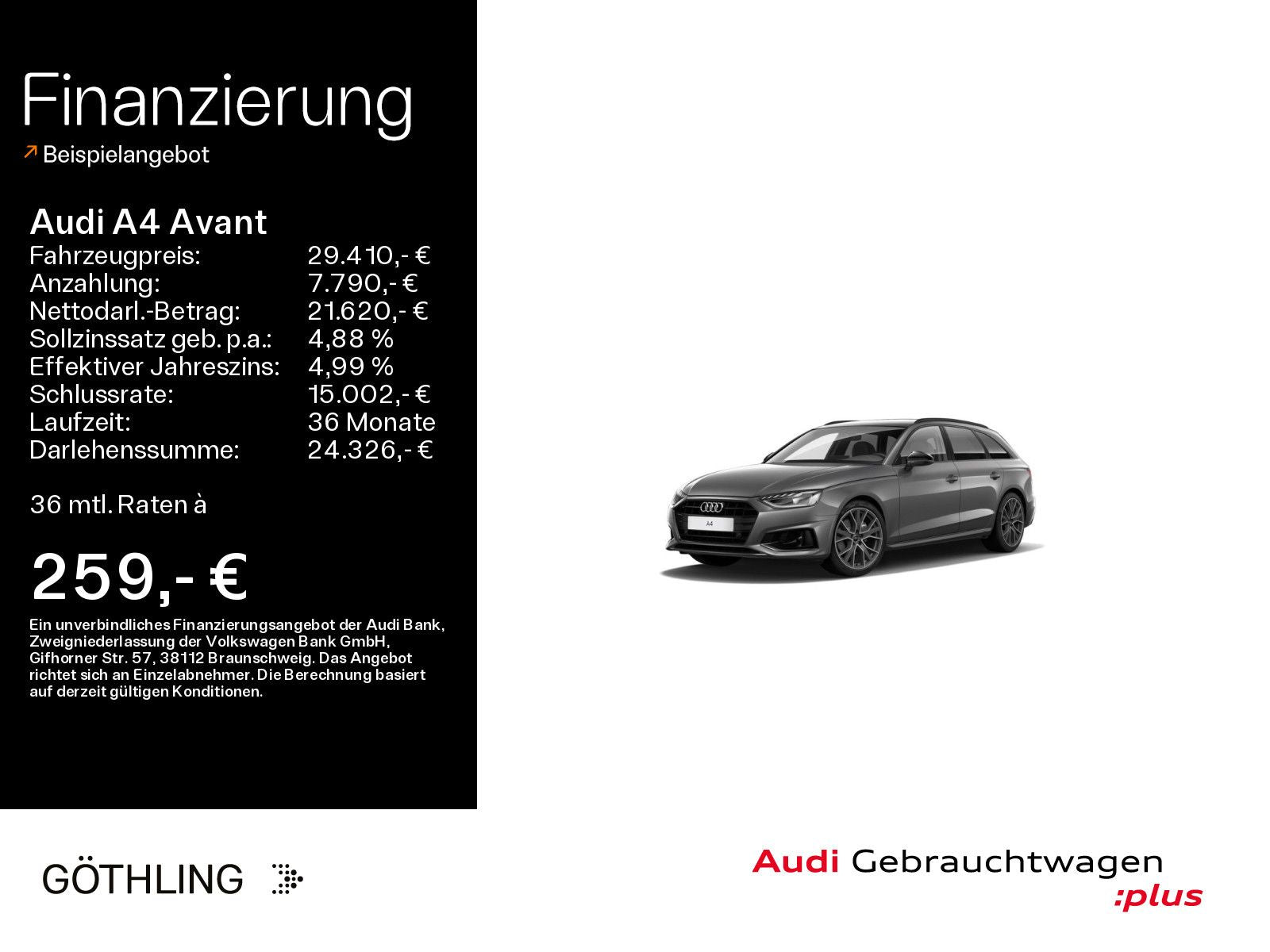 Audi A4 Avant 35 TDI Advanced - Samsaru's Car Outlet