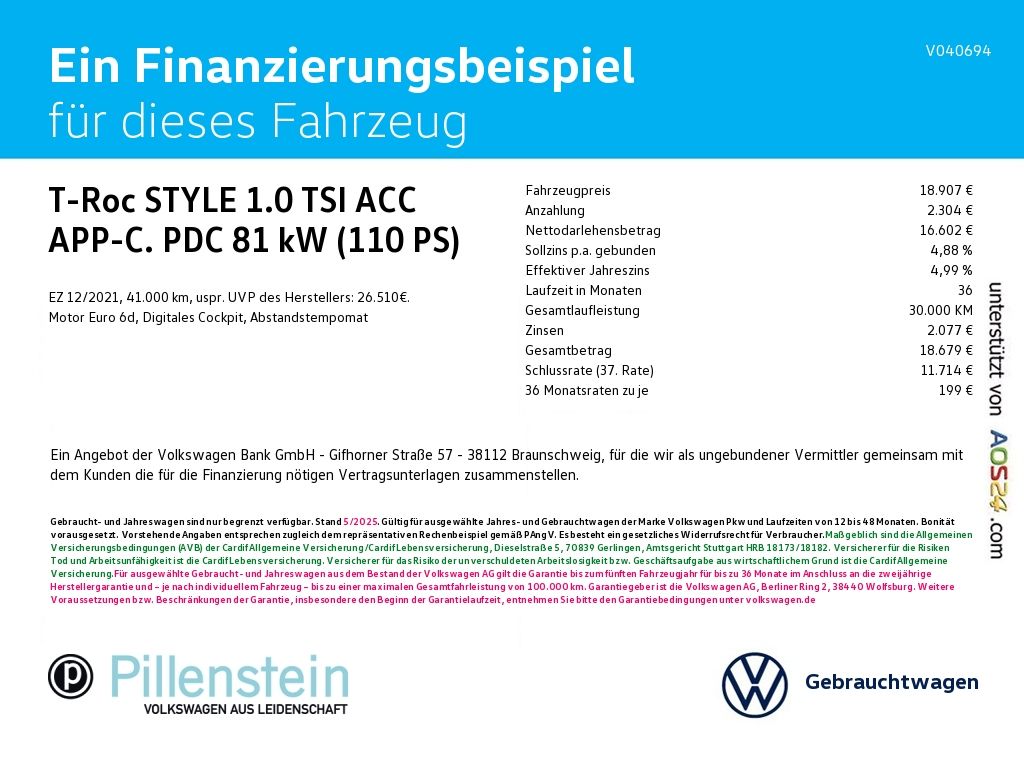 Volkswagen T-Roc STYLE 1.0 TSI - Samsaru's Car Outlet