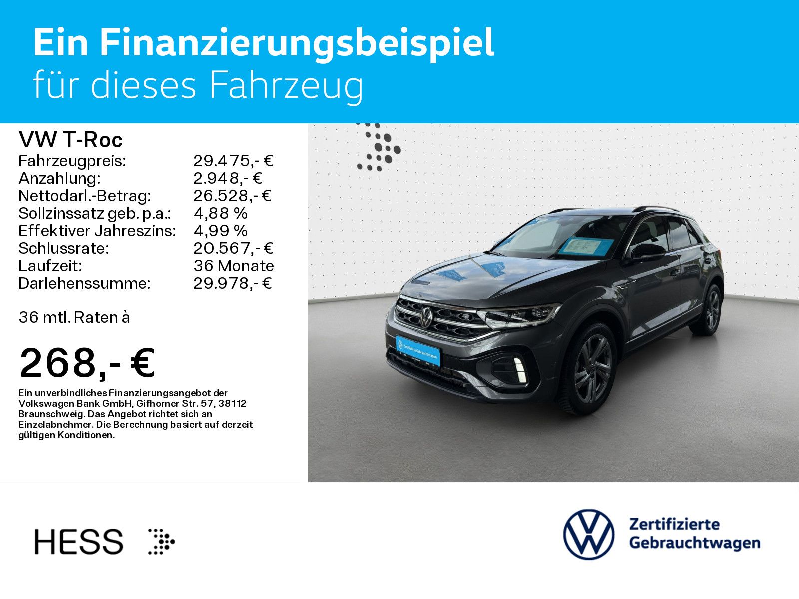 Volkswagen T-Roc R-Line 1.5 l TSI - Samsaru's Car Outlet