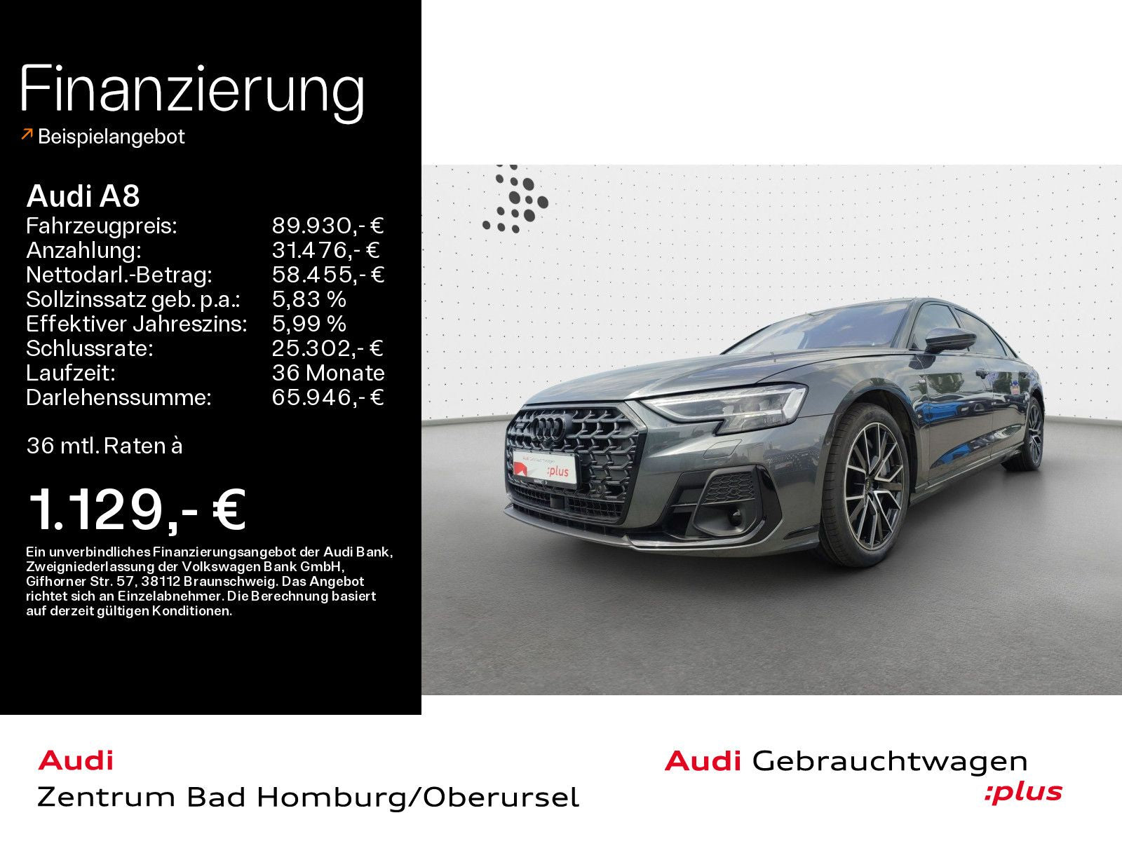 Audi A8 L 60 TFSI e quattro S line - Samsaru's Car Outlet