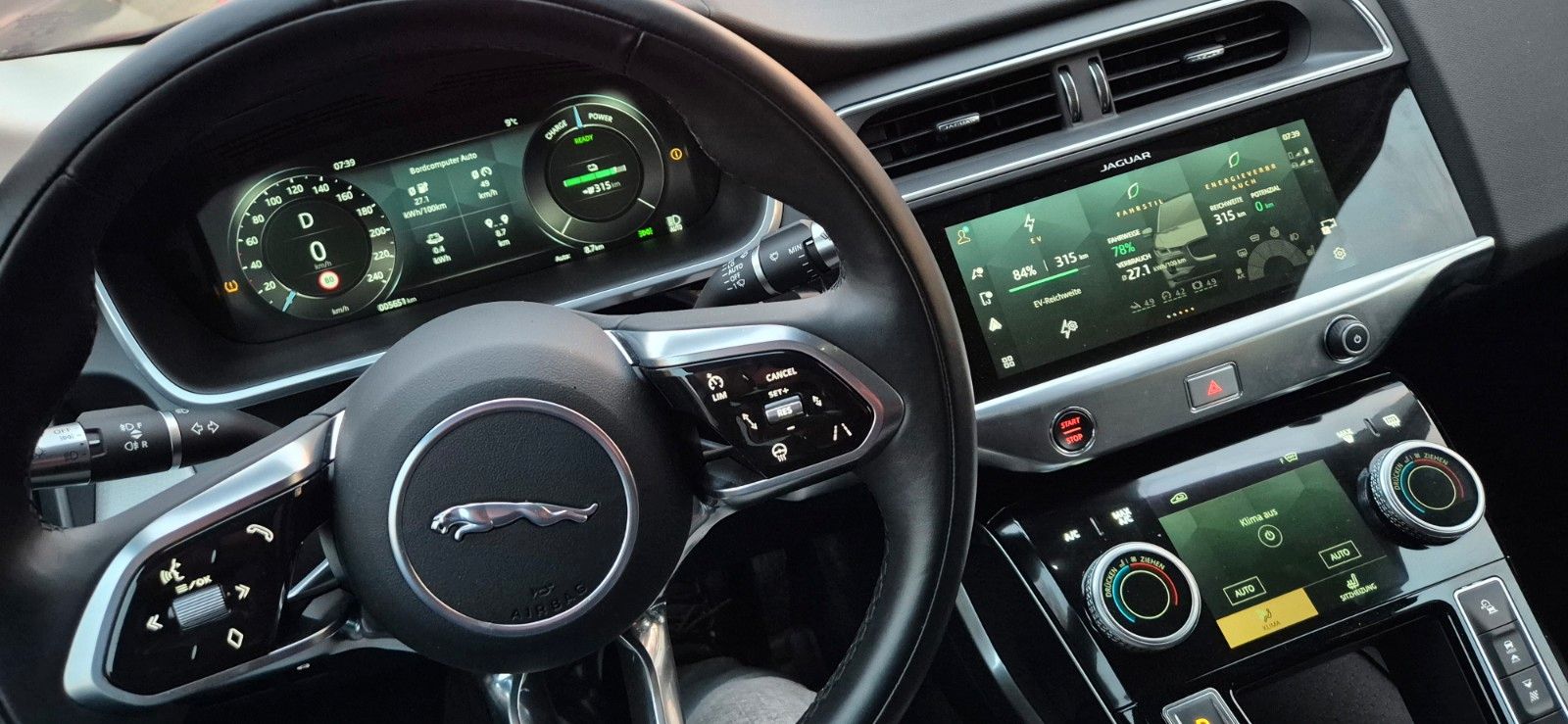 Jaguar I-PACE HSE/BlackPack/HUD/AIR/22Zoll/Matrix/750W
