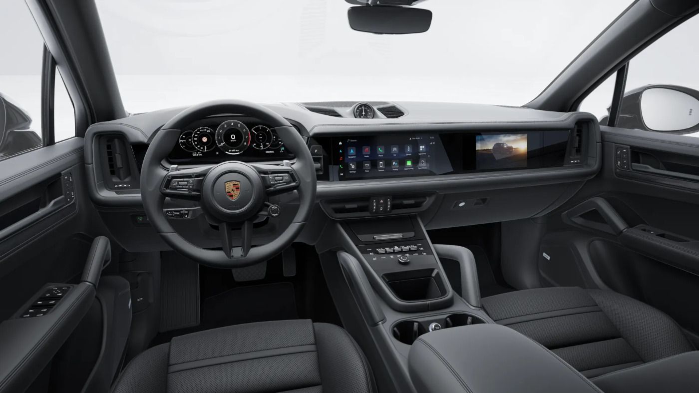Porsche Cayenne Black Edition | Beifahrerdisplay |