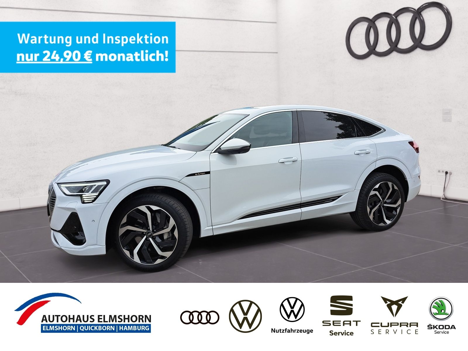 Audi e-tron Sportback 55 quattro S line PANO AHK MMI