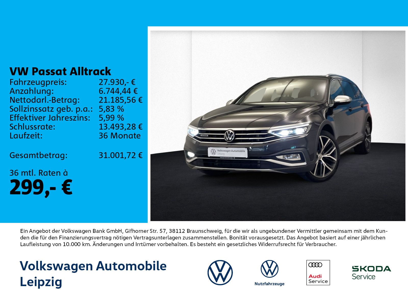 Volkswagen Passat Alltrack 2.0 TDI 4Motion DSG *IQ.Light*Le