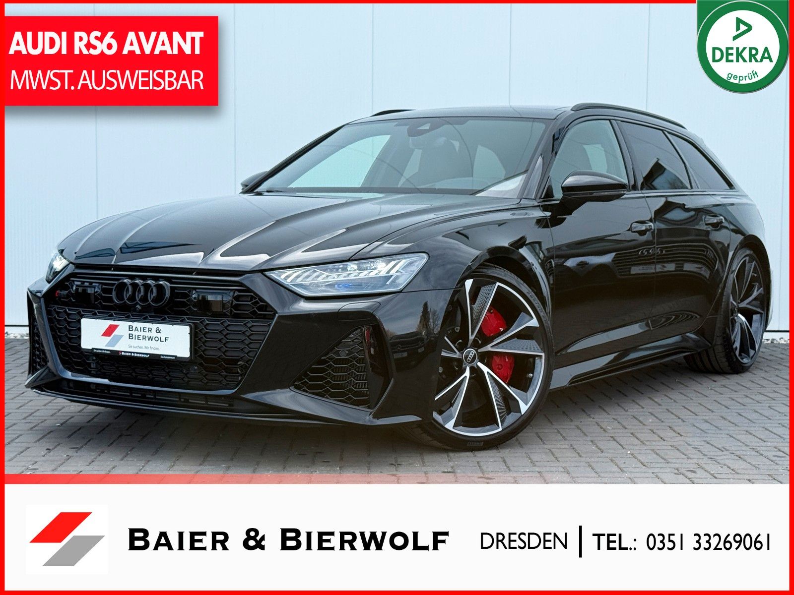Audi RS 6 Avant 4.0 TFSI quattro PANO KERAMIK MWST.