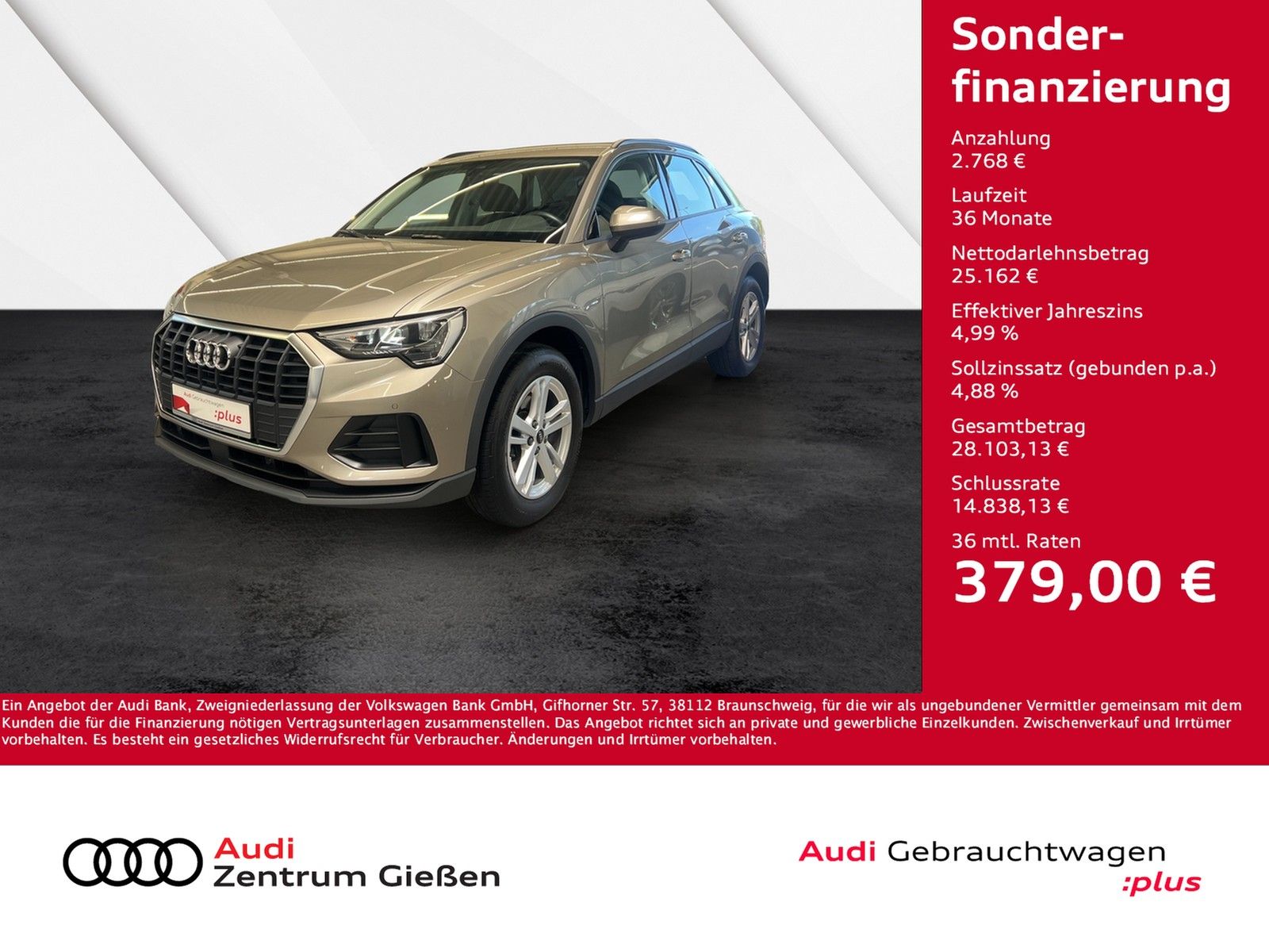 Audi Q3 35 TDI quattro Plus - Samsaru's Car Outlet