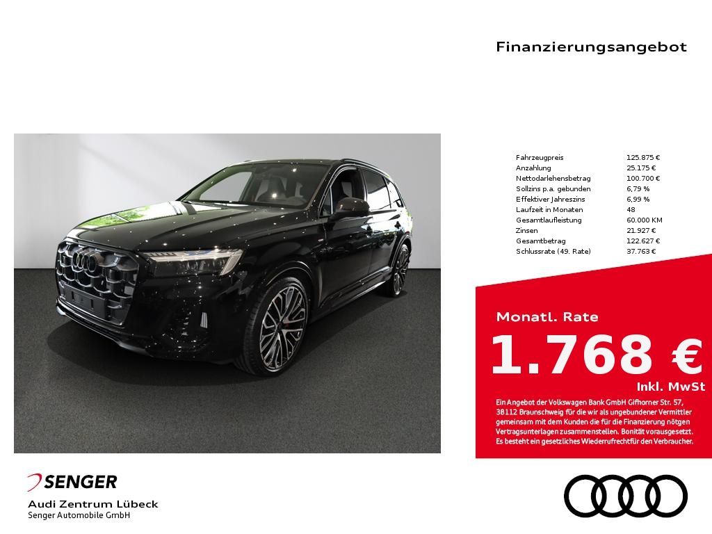 Audi Q7 SUV S line 55 TFSI e quattro Allradlenkung