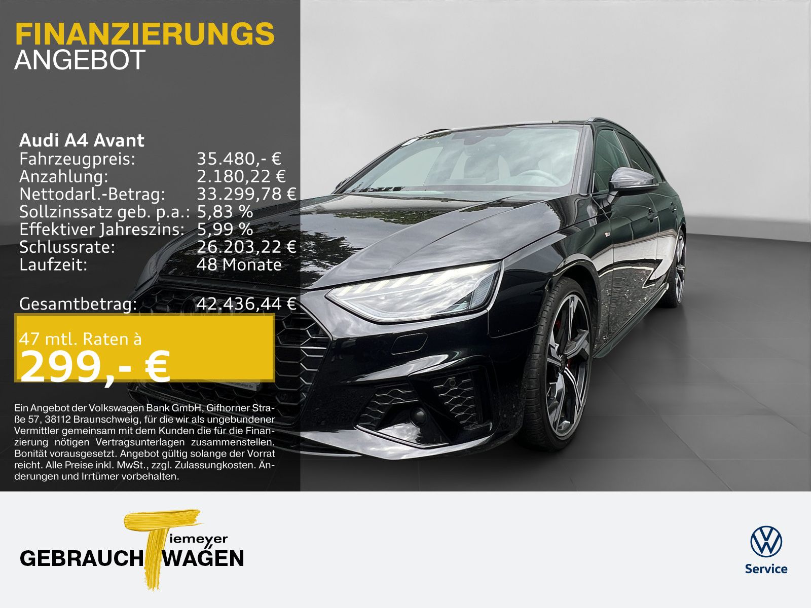 Audi A4 Avant 40 TFSI Q 2x S LINE AHK MATRIX-LED LM19