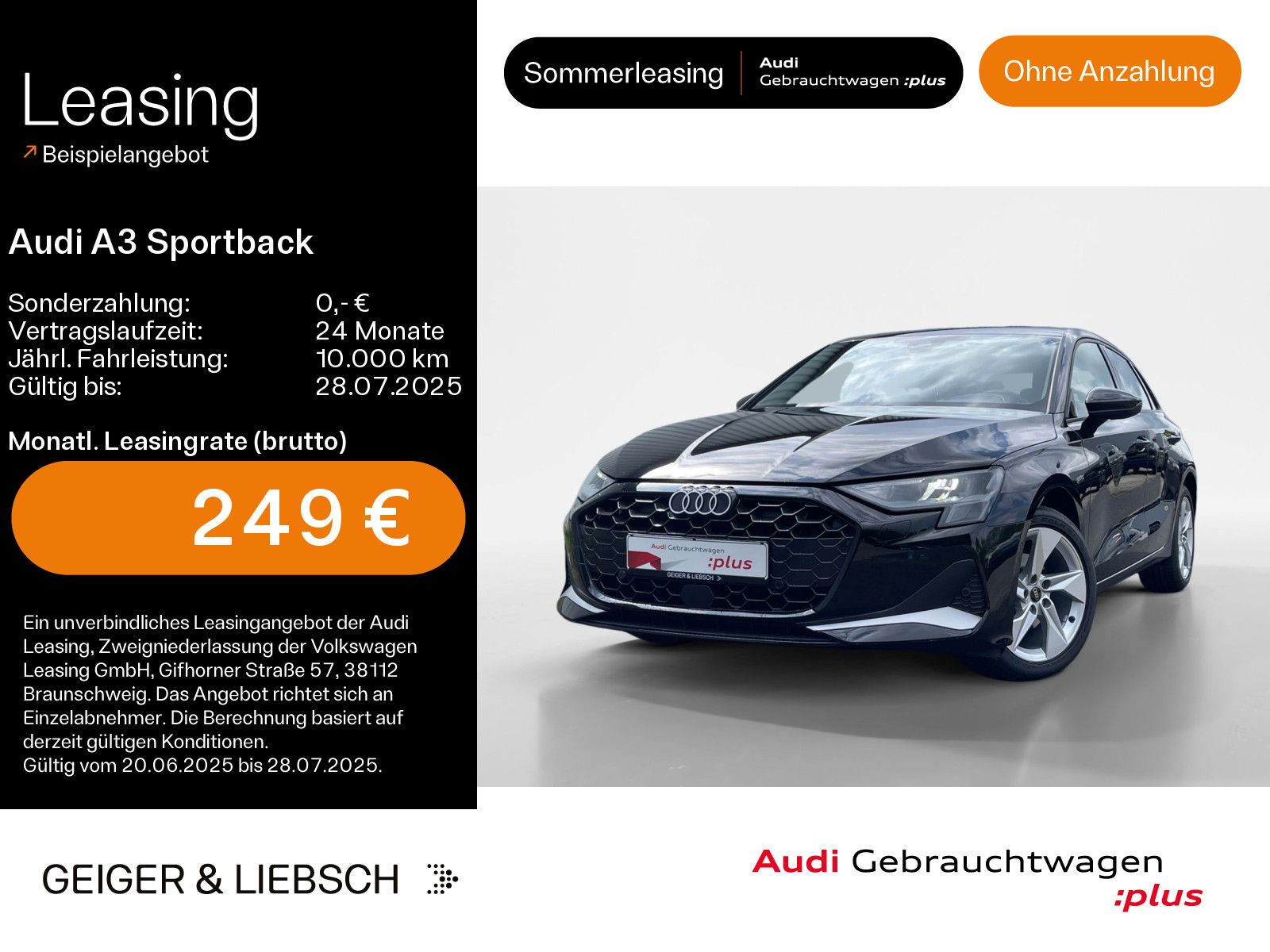 Audi A3 Sportback 35 TDI advanced - Samsaru's Car Outlet