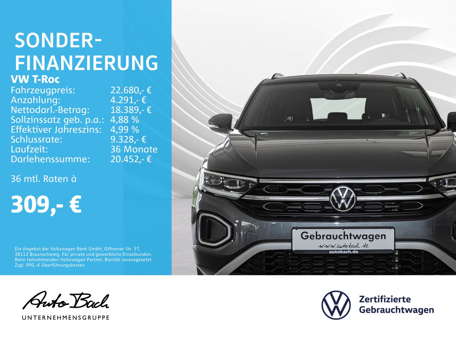 Volkswagen T-Roc 1.0 TSI Style - Samsaru's Car Outlet