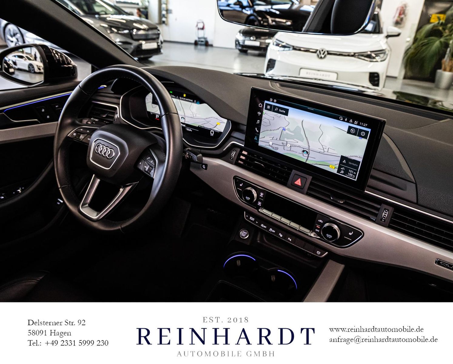 Audi A5 COUPE 40TDi Q S LINE/ALL-BLACK/19Z./ACC/MATRX