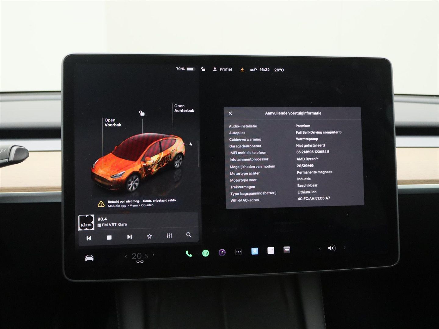 Tesla Model Y Long Range AWD 75kWh 351pk AMD RYZEN [ T