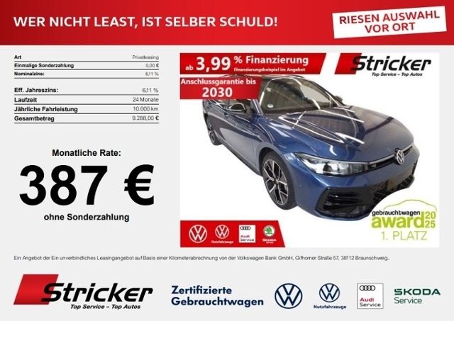 Volkswagen Passat Variant R-Line 1.5TSI e-Hybrid 387,-ohne