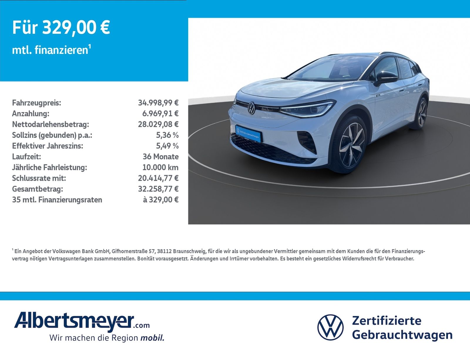 Volkswagen ID.4 GTX 4Motion +AHK+MATRIX+NAVI+EASY-OPEN