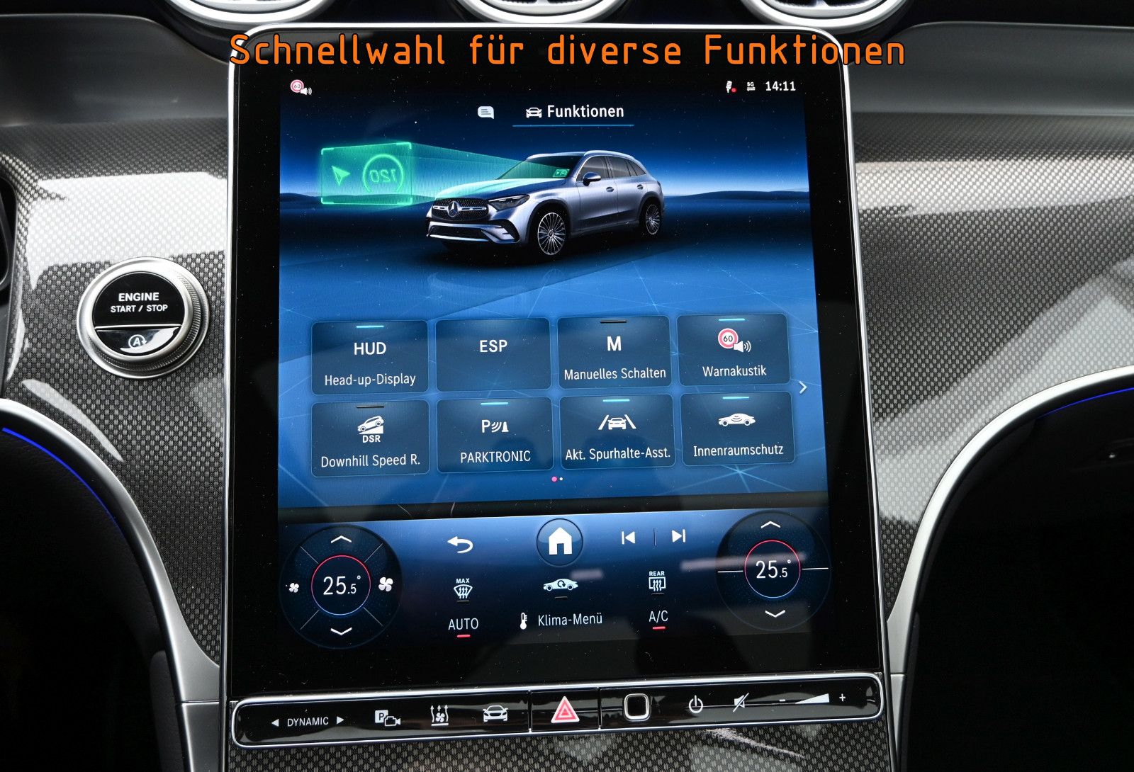 Mercedes-Benz GLC 220 d 4M. °ACC°AHK°HUD°MEMO°PANO°STHZG°360°