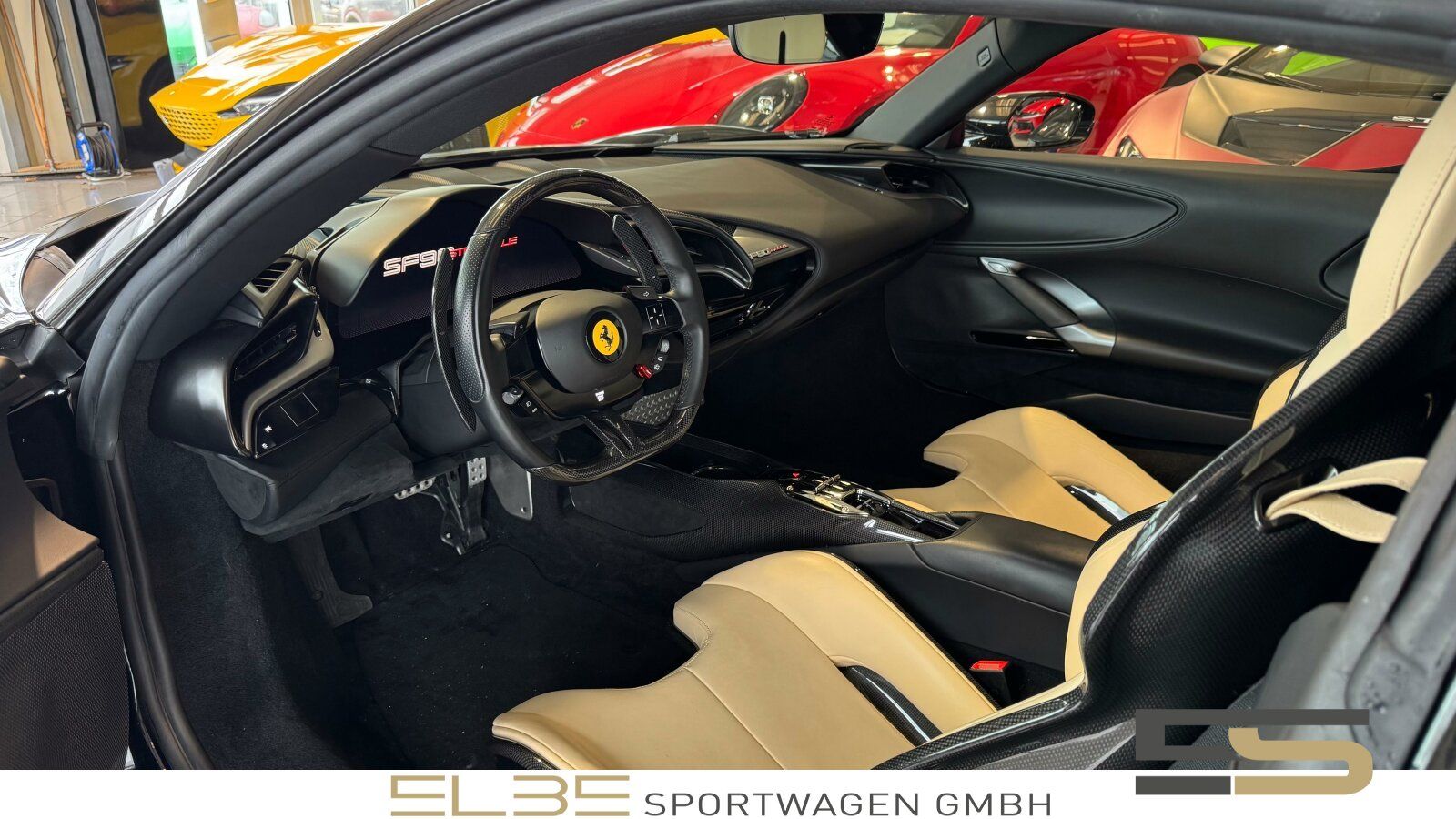 Ferrari SF90 Stradale CARBON LIFT RACING SEATS LEDS 360°