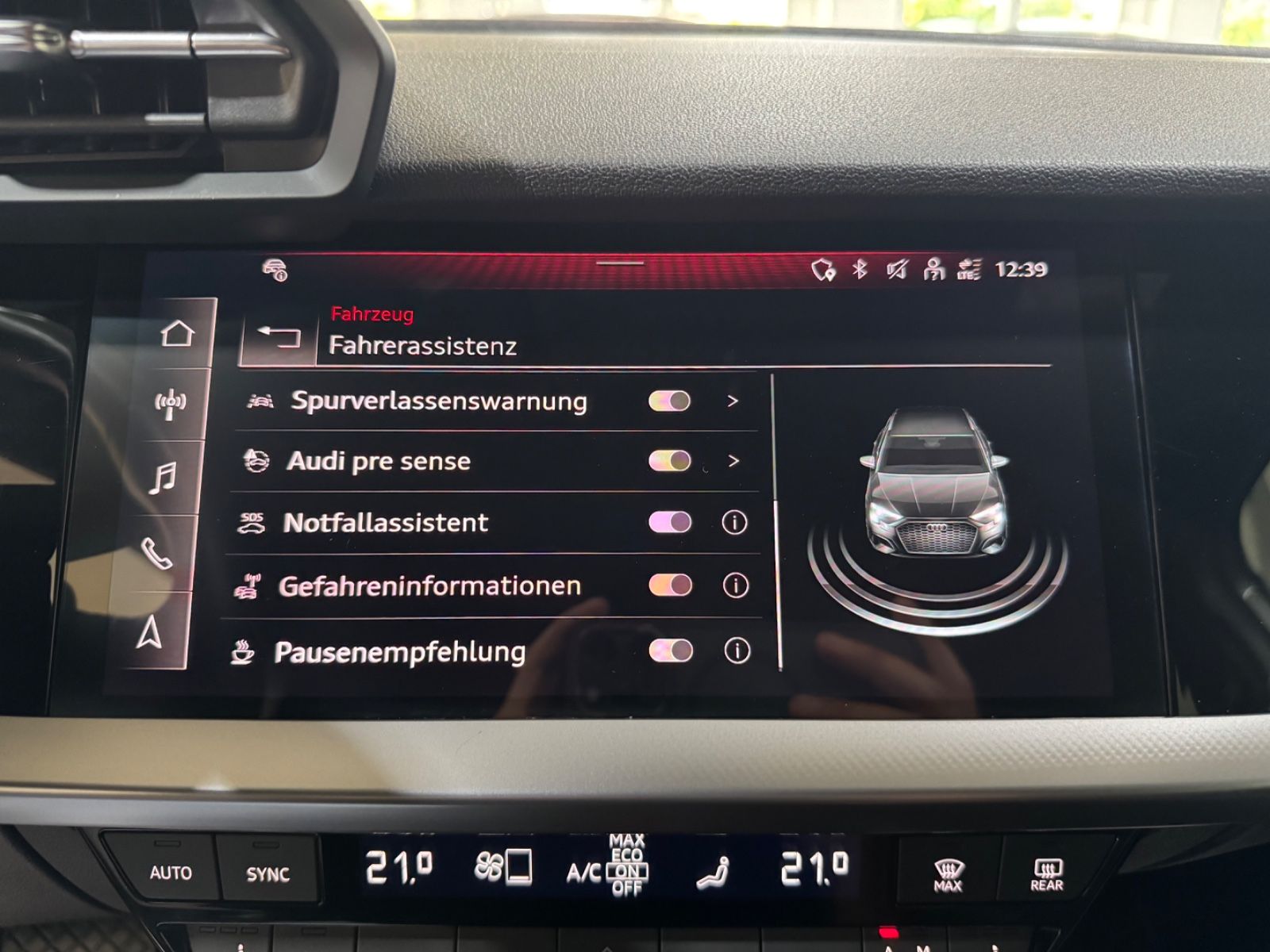 Audi A3 Sportback 35 1.5TFSI DSG advanced/CAM/ACC/SHZ