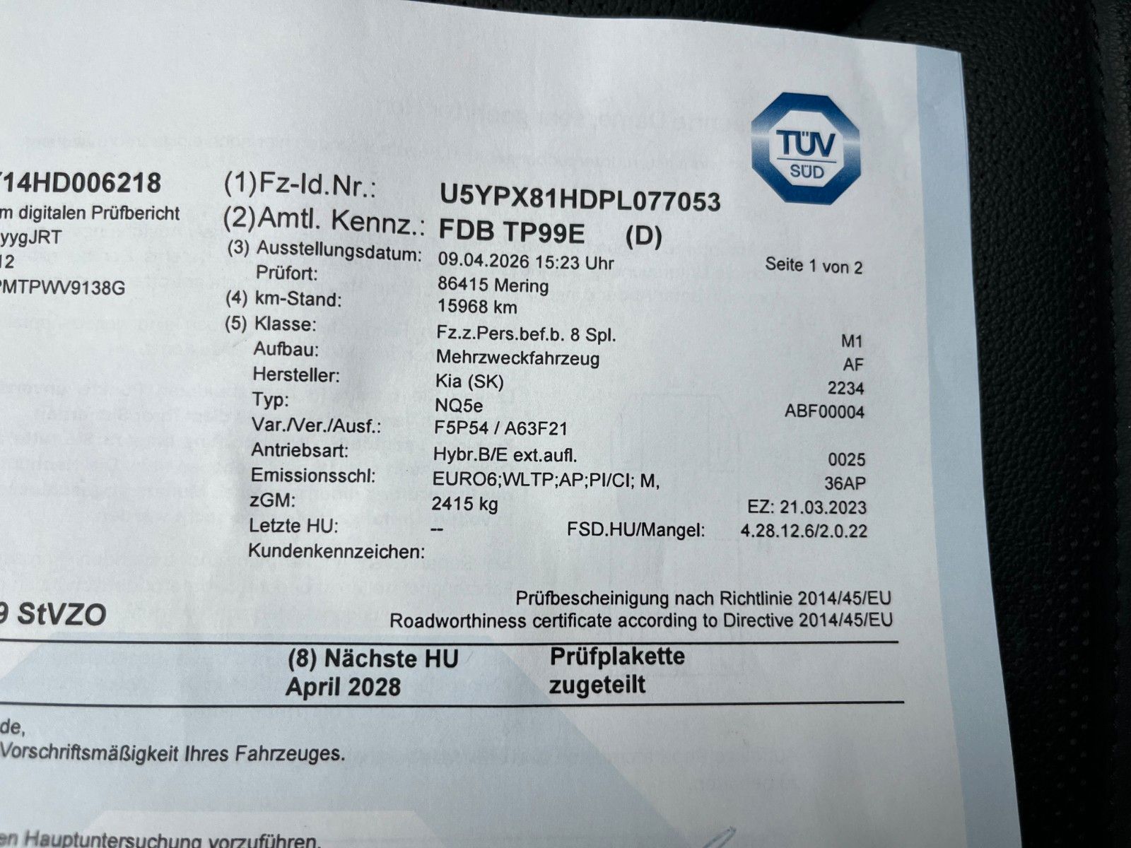 Kia Sportage GT-Line PHEV 4WD GAR-03/2030+AHK+PANO