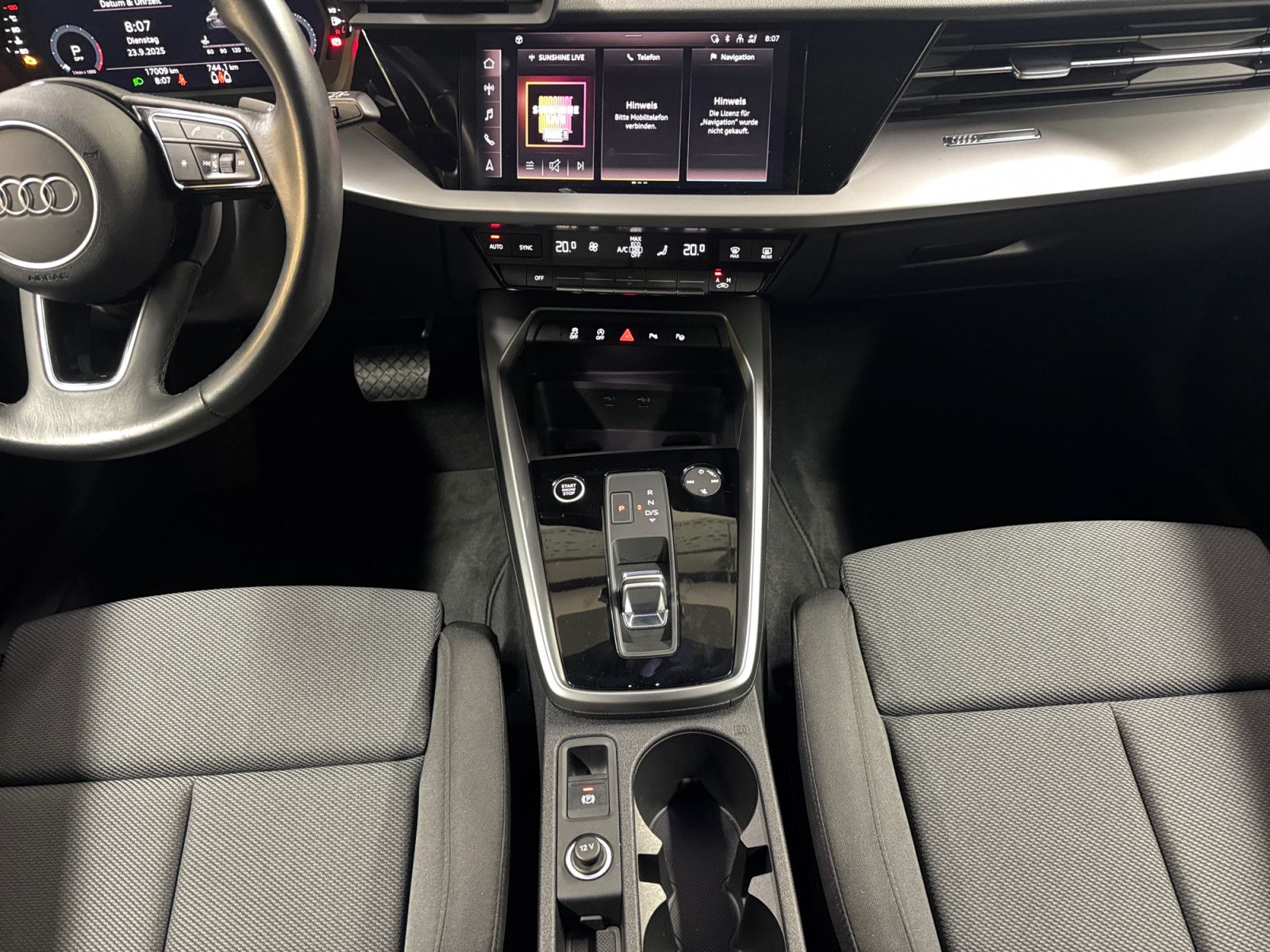 Audi A3 Sportback 35 TFSI S line Virtual CAM Carplay