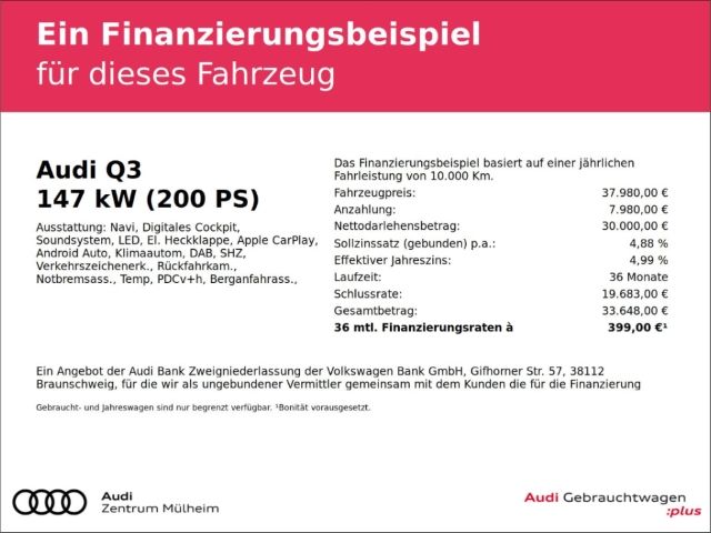 Audi Q3 40 TDI quattro S-line - Samsaru's Car Outlet