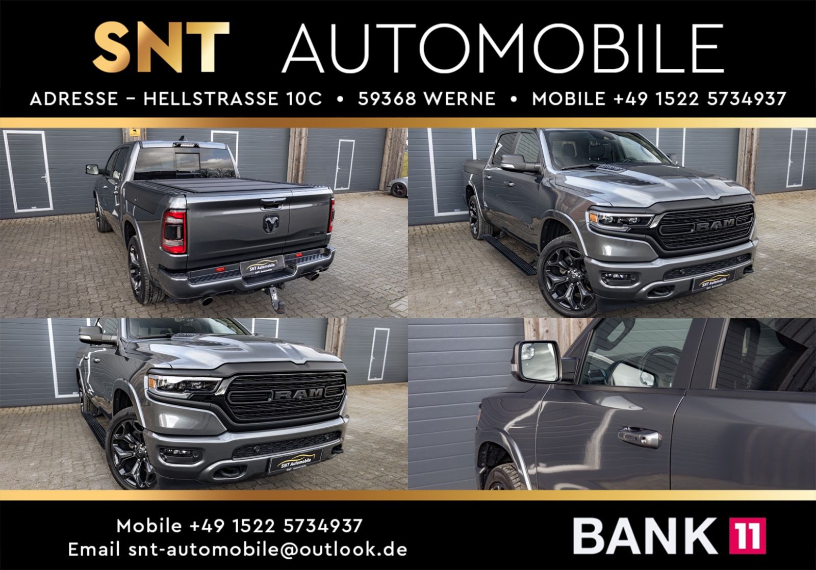Dodge RAM 5.7 V8 Limited Prins HeadUp Voll Voll EU
