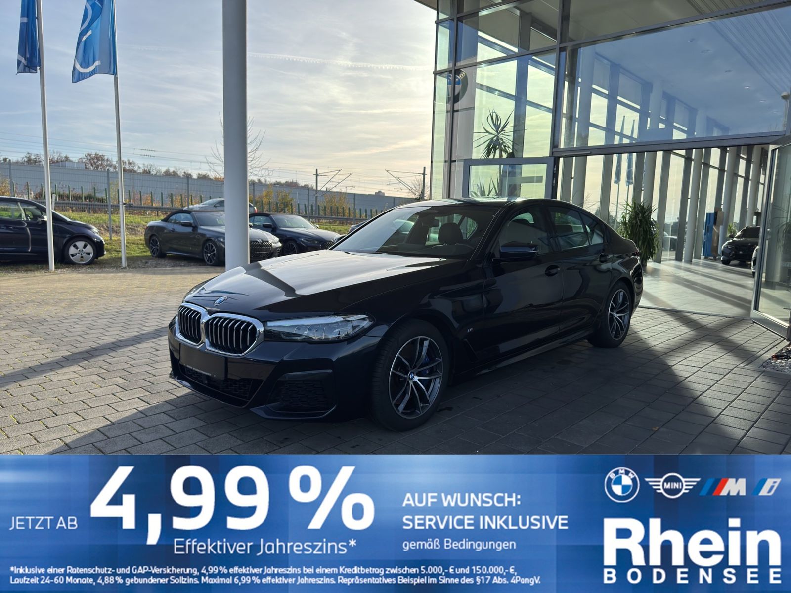 BMW 540d xDrive Limousine M Sport DrivingA. AHK ACC
