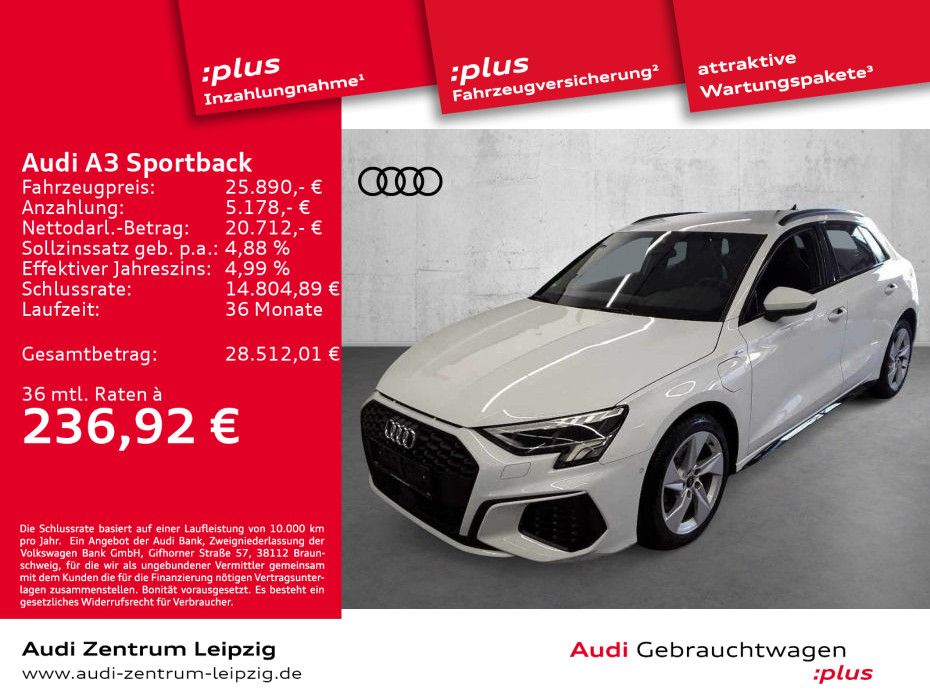 Audi A3 Sportback 40 TFSIe S line *LED*Business*