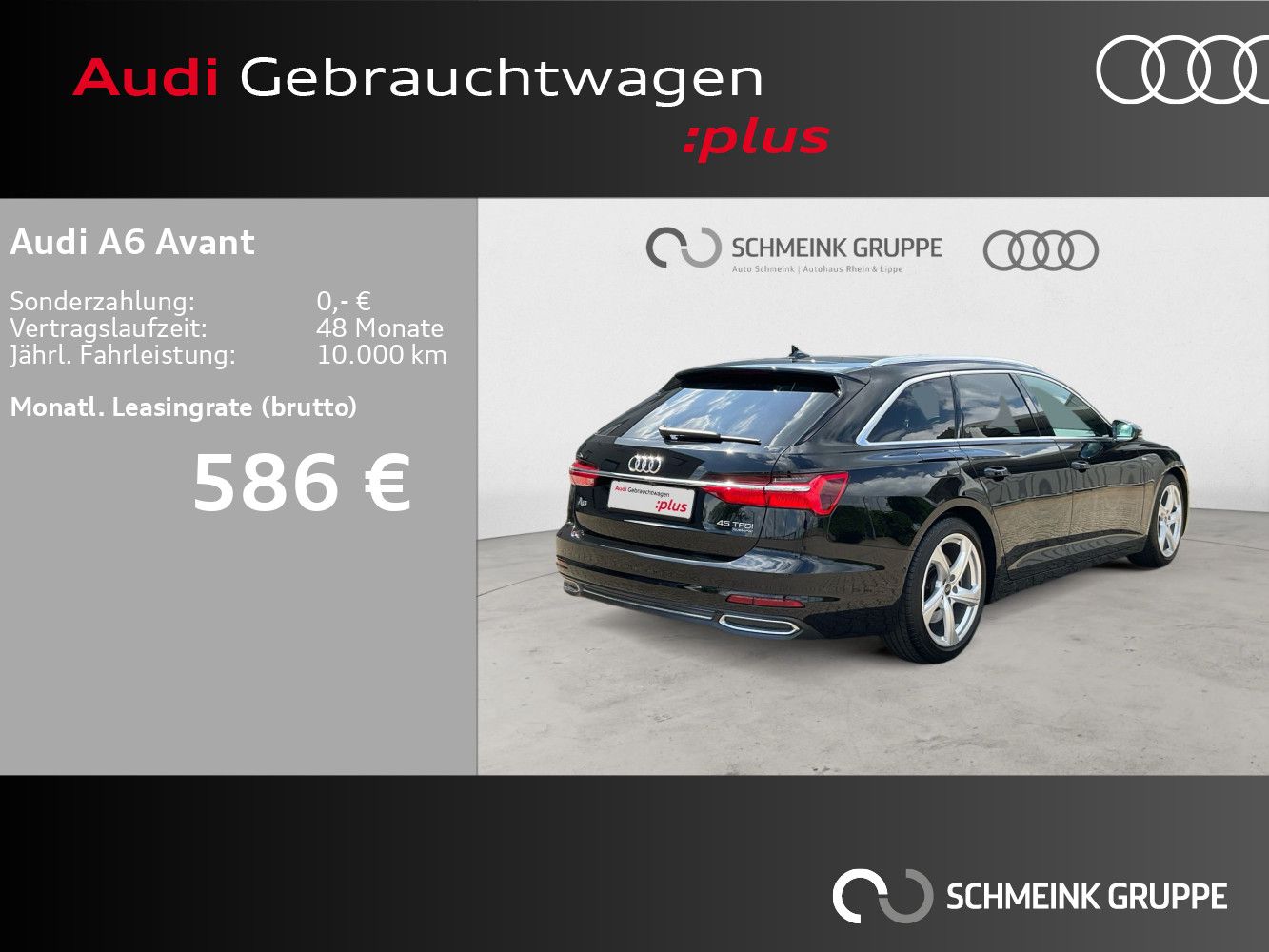 Audi A6 Avant 45 TFSI quattro S-line PANO AHK Carplay