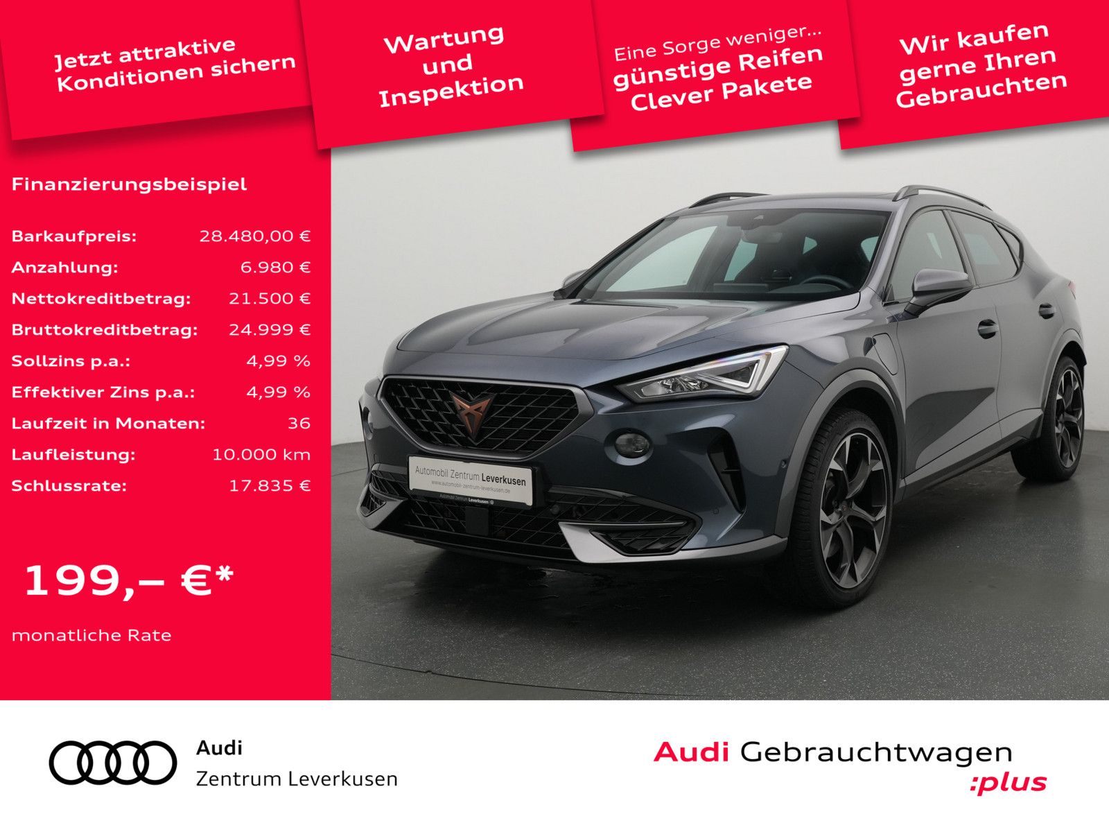 Cupra Formentor DSG VIRT NAVI CARPLAY PANO AHK