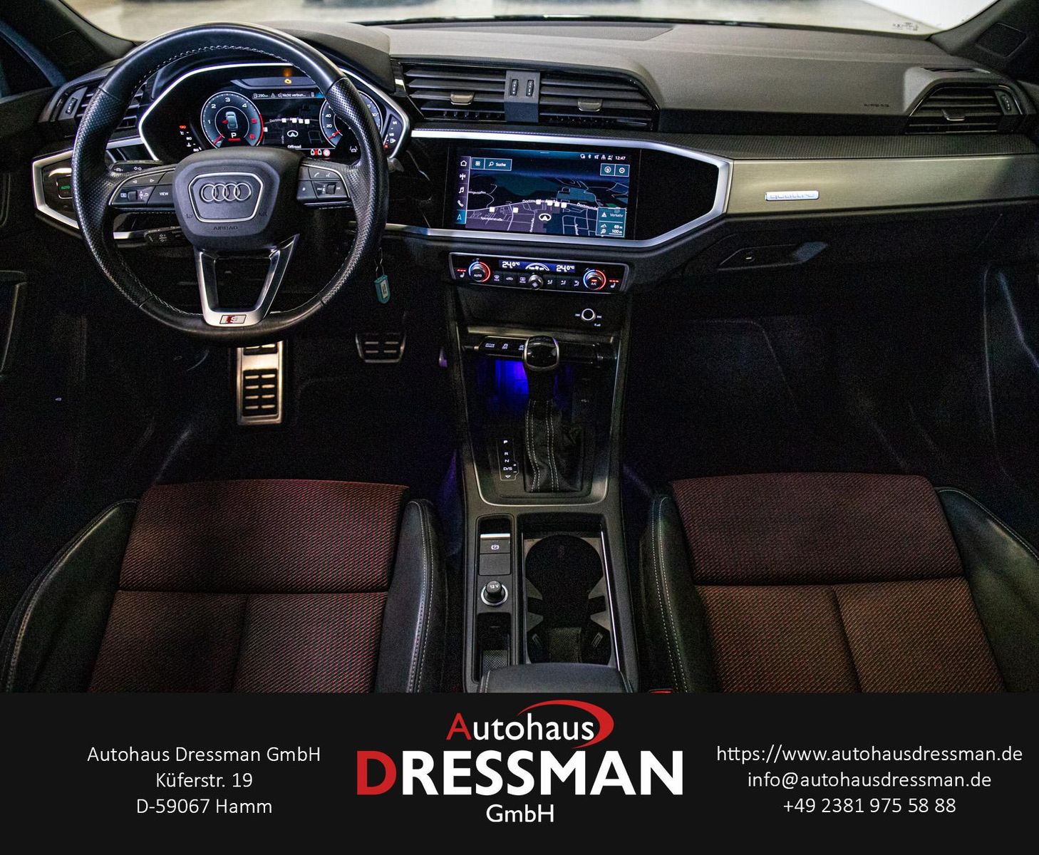 Audi Q3 40TDI Sportback S-Line LED 360° CARBON VC DAB