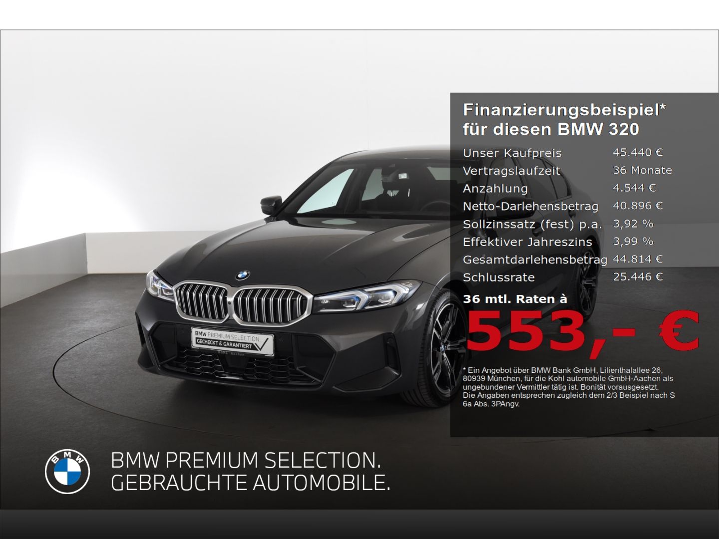 BMW 320 i xDrive Limousine M Sport Anhängerkupplung 