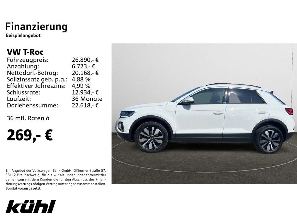 Volkswagen T-Roc 1.5 TSI DSG Move - Samsaru's Car Outlet