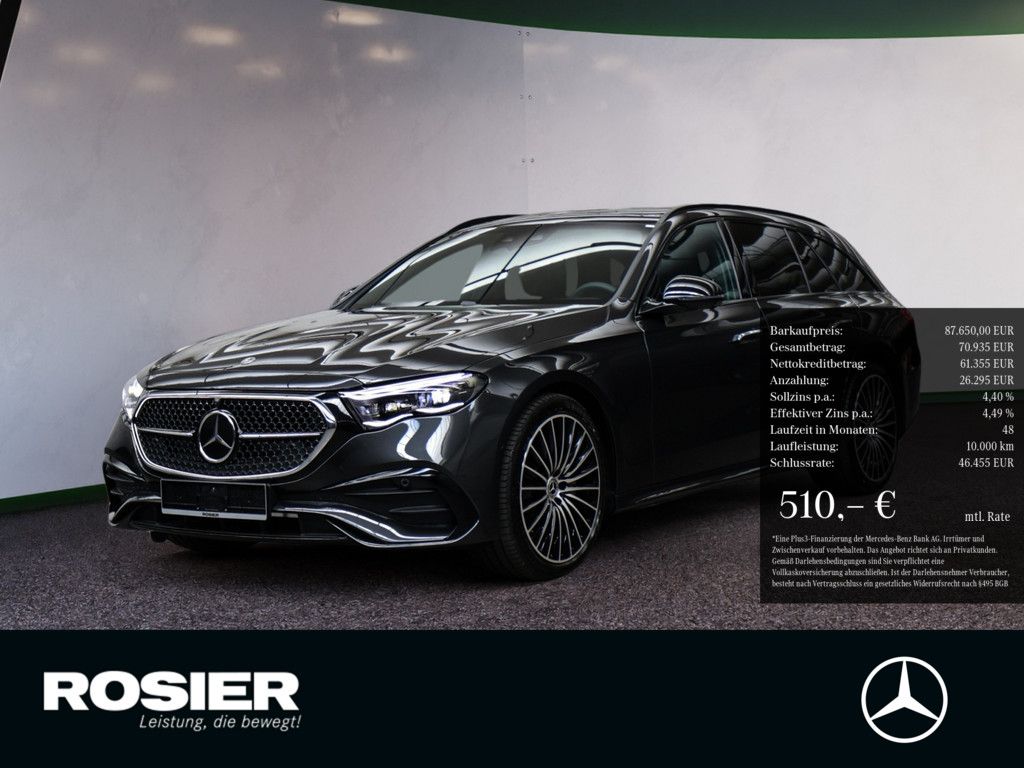 Mercedes-Benz E 450 d 4M T AMG Line NIGHT AHK STANDHZ. PANO BT