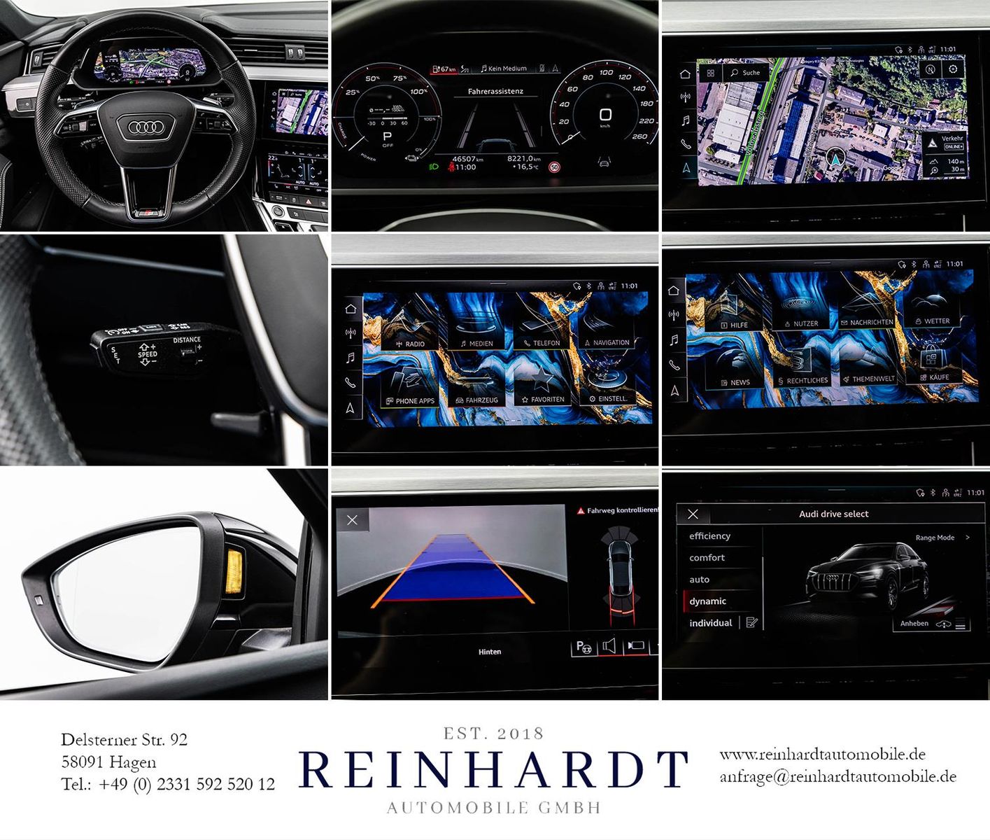 Audi E-TRON SPORTBACK 50 S LINE ACC/HuD/AHK/NACHT/KAM