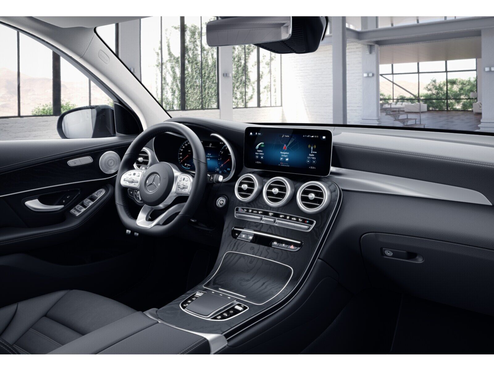 Mercedes-Benz GLC 300 de 4M AMG+MBUX+Night+Ambiente+Burmester