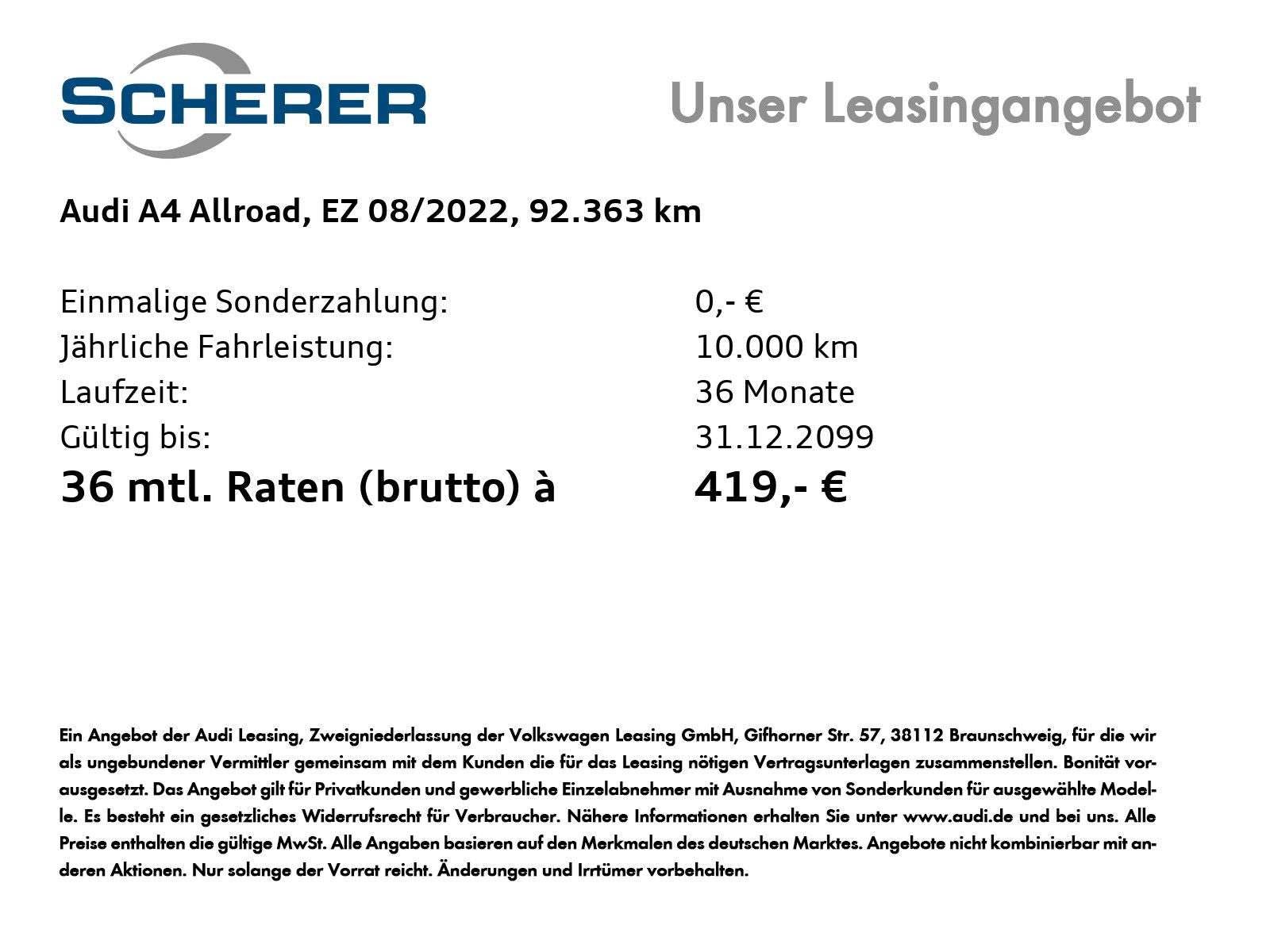 Audi A4 allroad 40 TDI KAM B&O PANO SPORTSITZE AHK