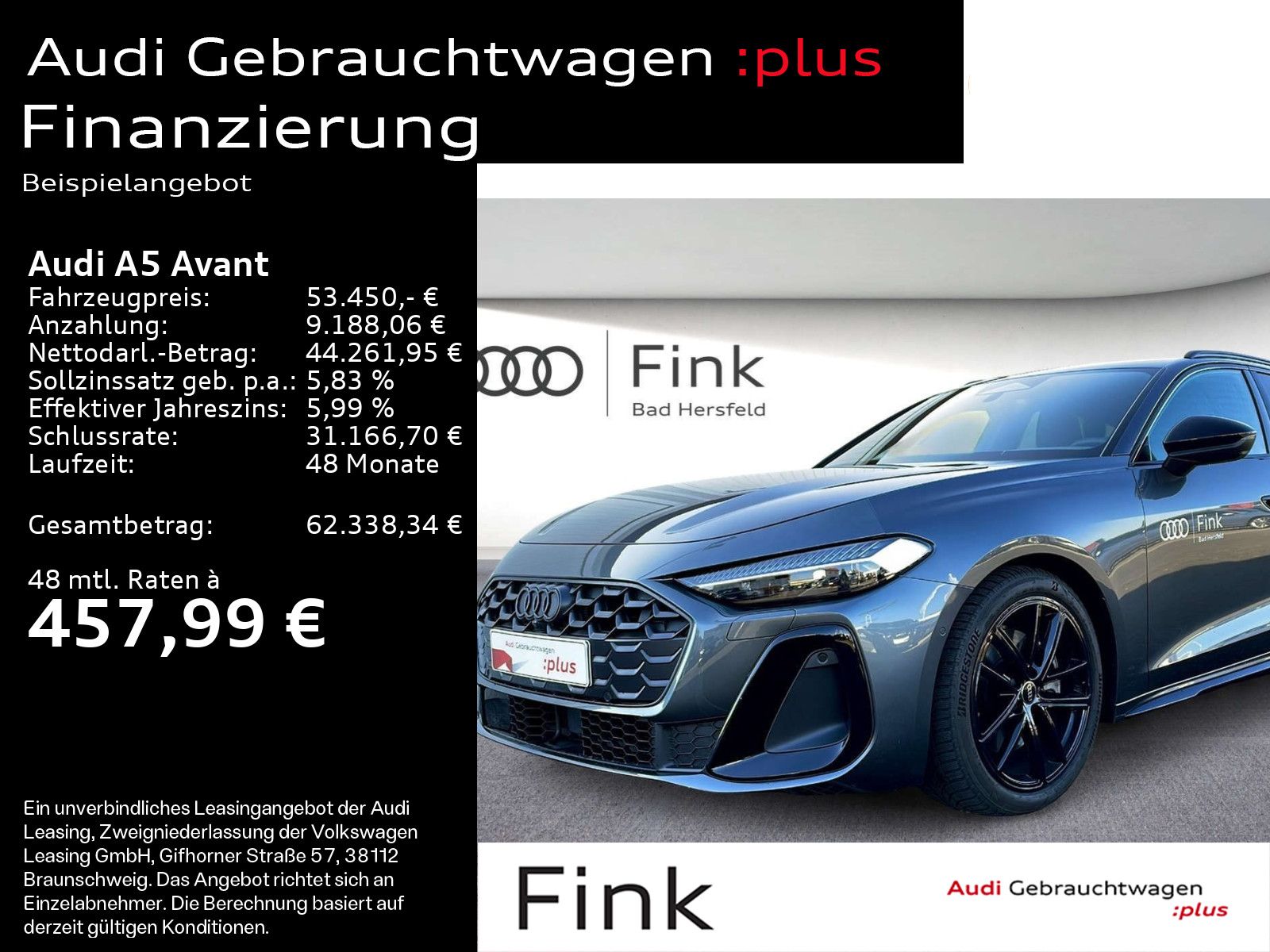 Audi A5 Avant TDI quattro S line Techpro B&O HuD