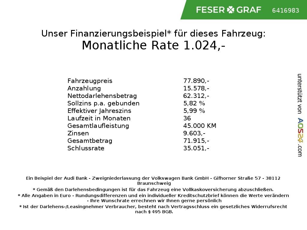 Audi Q8 50 TDI qu 2x S line AHK PANO LUFT STANDHZG.