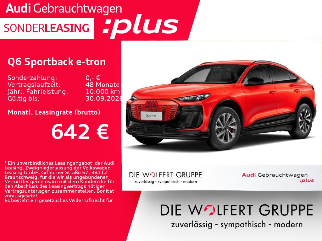 Audi Q6 Sportback e-tron S line quattro **0,25**AHK
