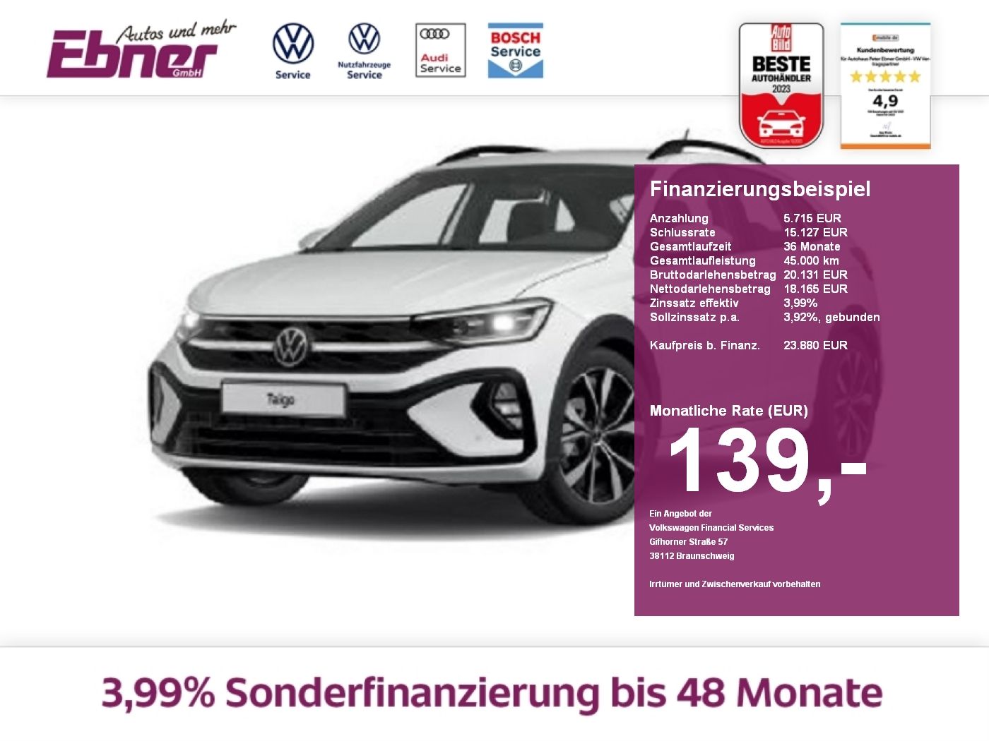 Volkswagen Taigo R-LINE TSI DSG - Samsaru's Car Outlet