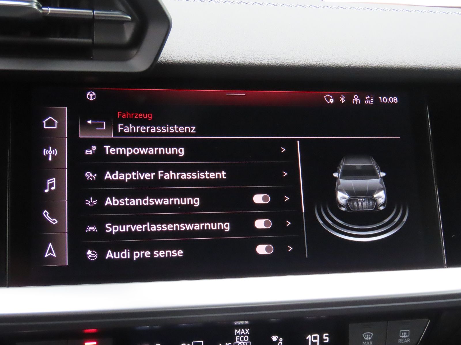 Audi A3 Limousine 35 TFSI S line Leder Ambiente