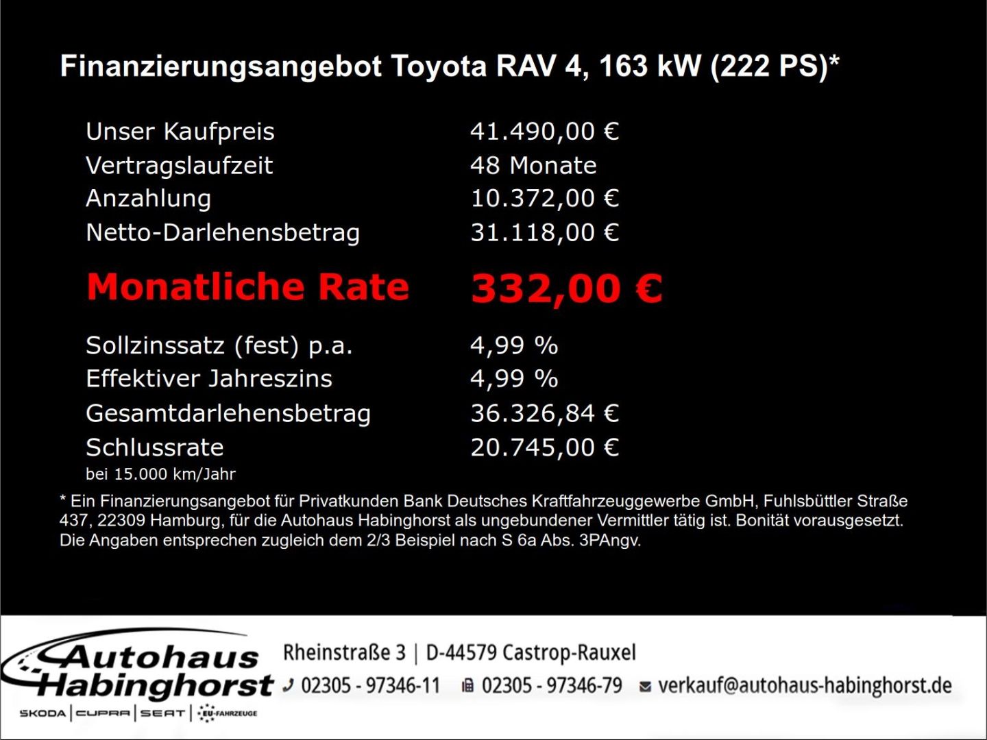 Toyota RAV 4 2.5 Hybrid CVT 4x4 Active - Samsaru's Car Outlet