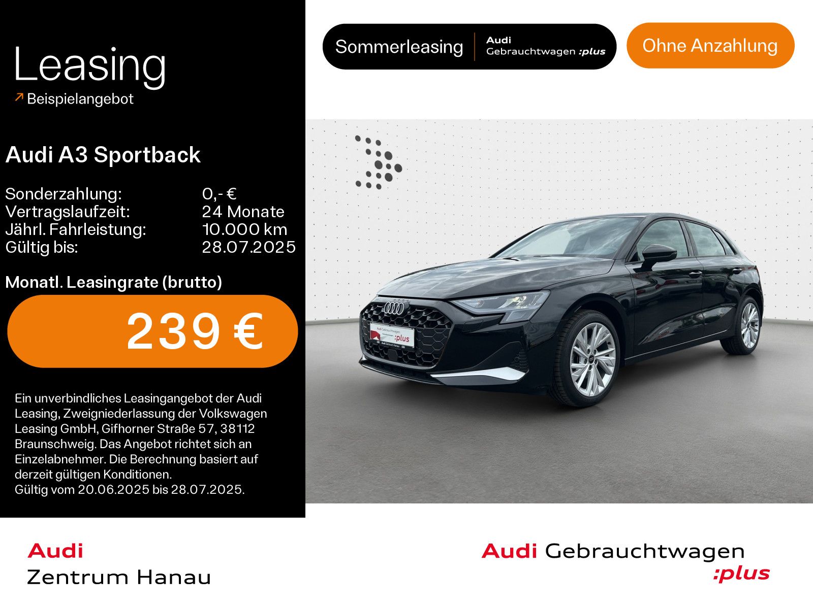 Audi A3 Sportback 35 TDI advanced - Samsaru's Car Outlet