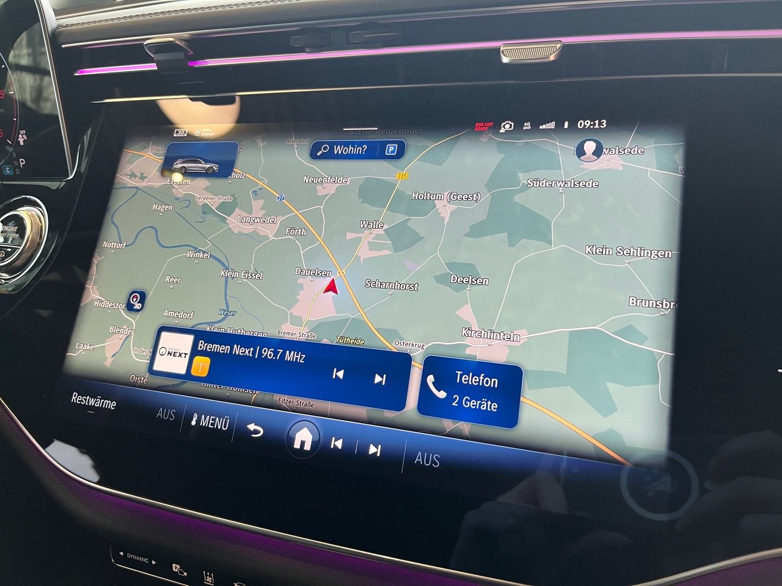 Mercedes-Benz E 450 d 4M T +AMG+SHZ+Pano+Burmester+AHK+HUD+STH