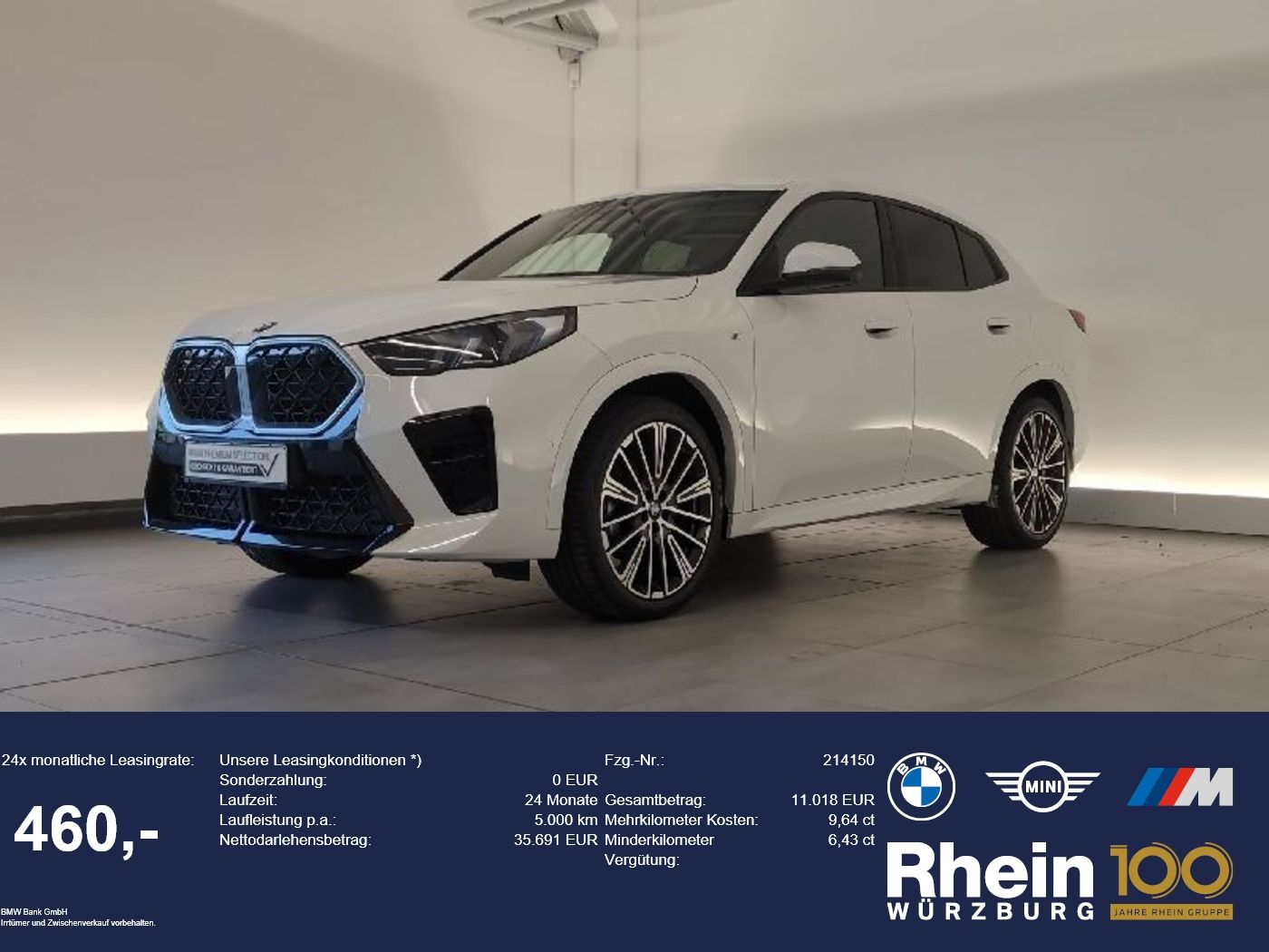 BMW X2 xDrive20d M Sport Navi/LED/AHK/360°/HuD Navi/
