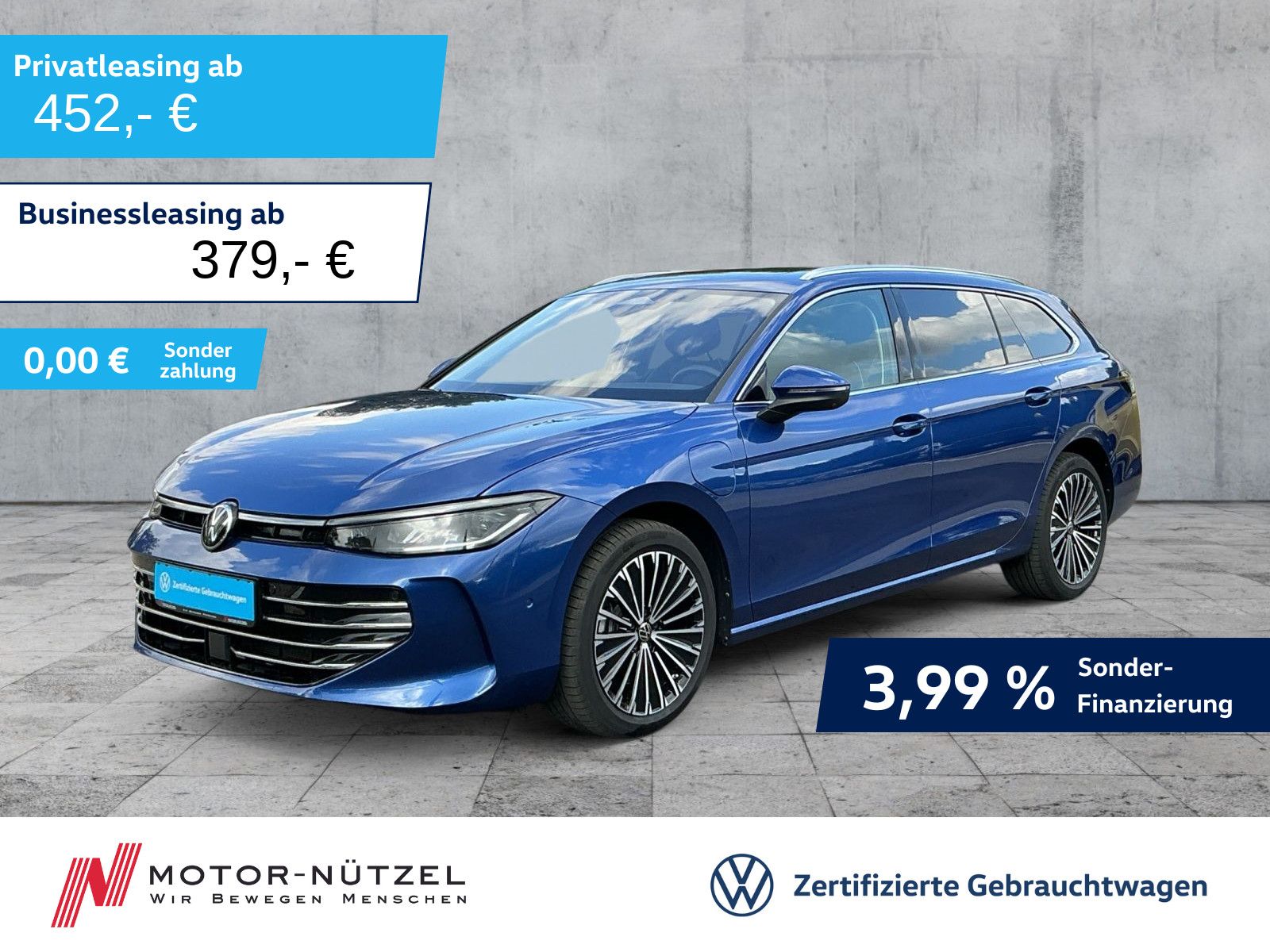 Volkswagen Passat Variant 1.5 eHYBRID ELEGANCE 5JG+AHK+PANO