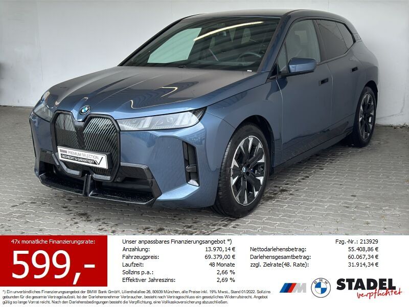 BMW iX xDrive45 M Sport Navi.LED.ACC.360°.AHK.KomfZg
