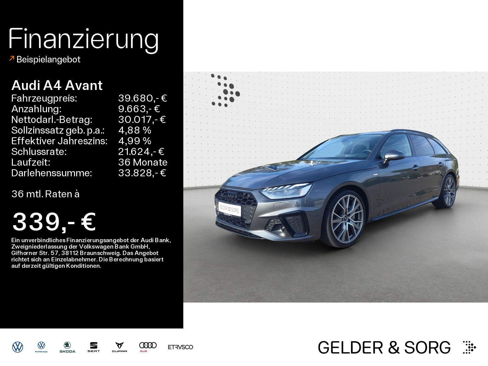 Audi A4 Avant 40 TDI S line - Samsaru's Car Outlet