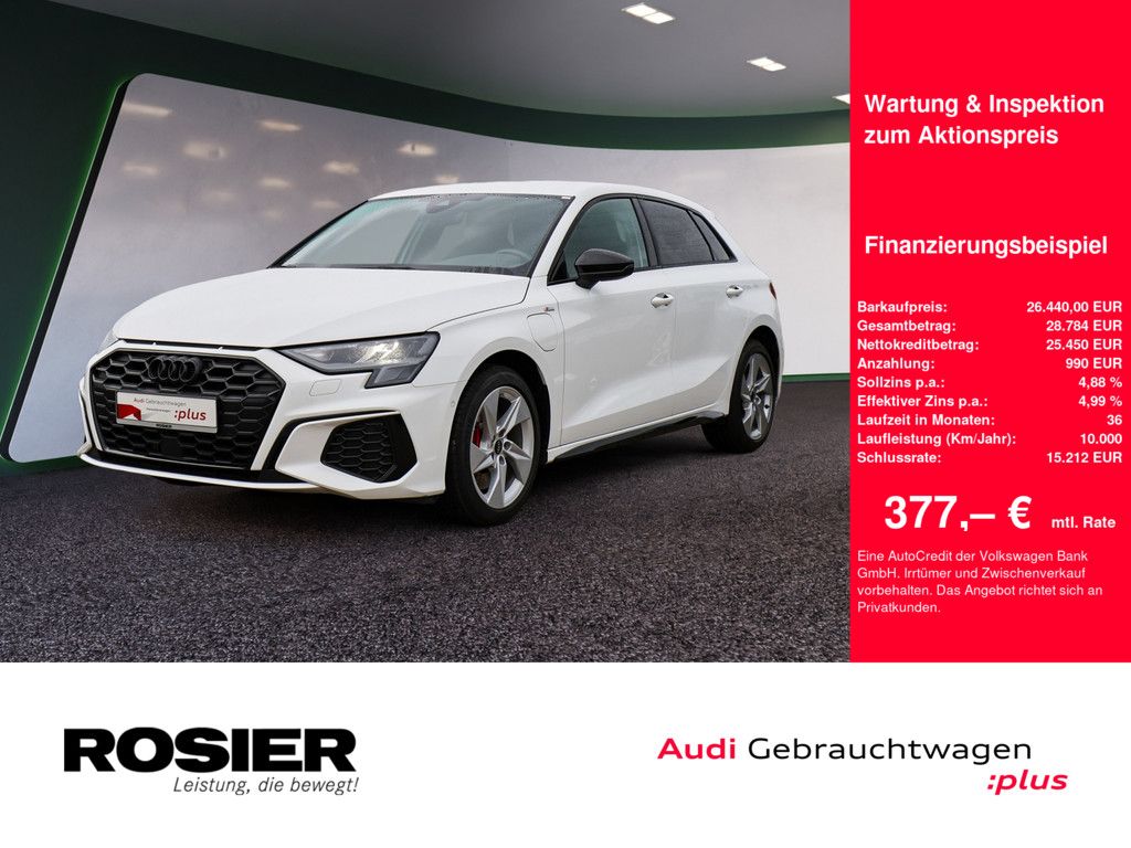 Audi A3 Sportback S line 45 TFSI e S tronic LED SHZ