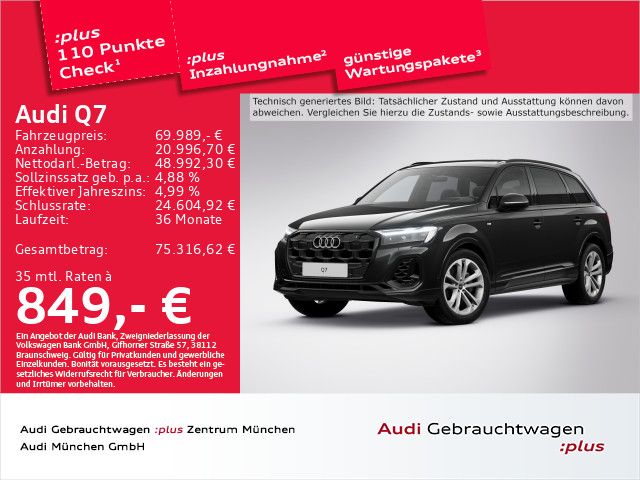 Audi Q7 55 TFSI S tronic S line Pano/LuftFed/ACC/AHK